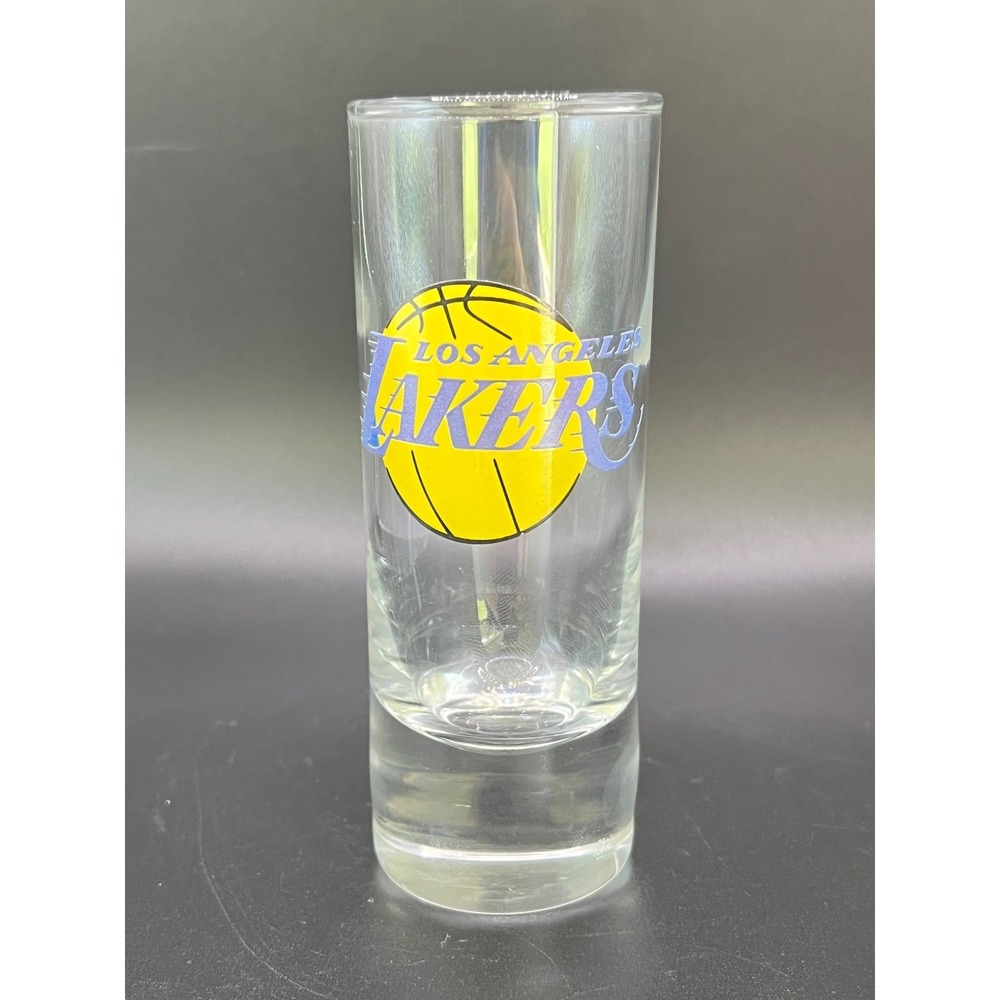 Los‎ Angeles Lakers Shot Glass NBA Basketball Sports Barware Collectible 4" Tall